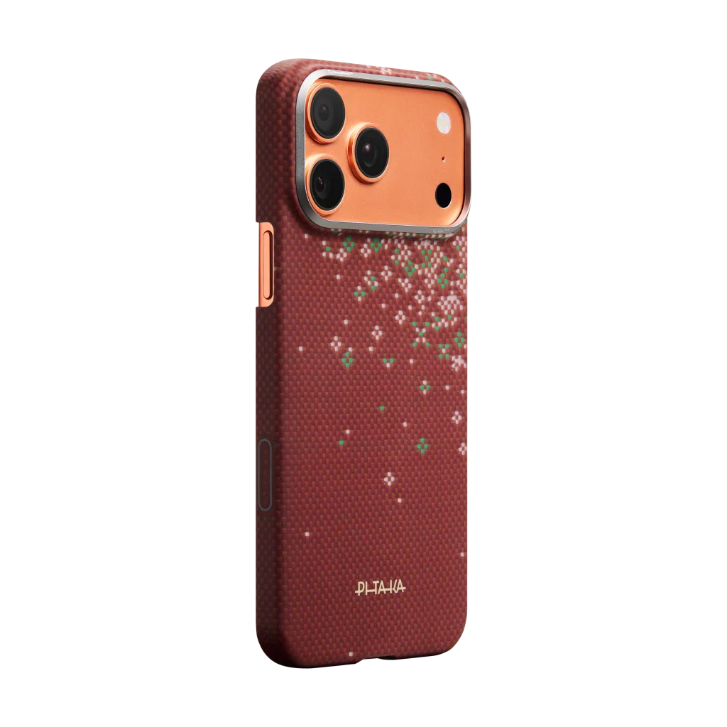 iPhone 17 Pro Max+iPhone 17 Pro,Daybreak Red (PitaTap™),Edge Case