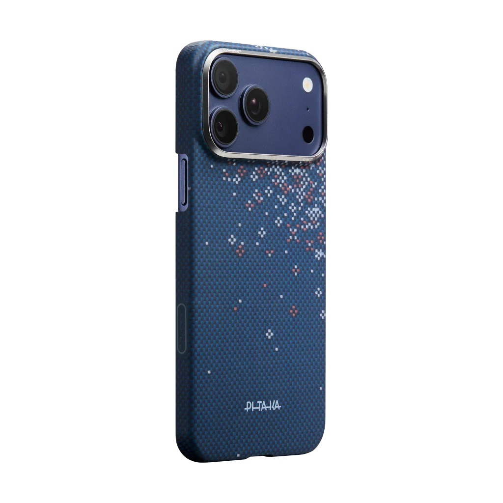 iPhone 17 Pro Max+iPhone 17 Pro,Nightfall Blue (PitaTap™),Edge Case